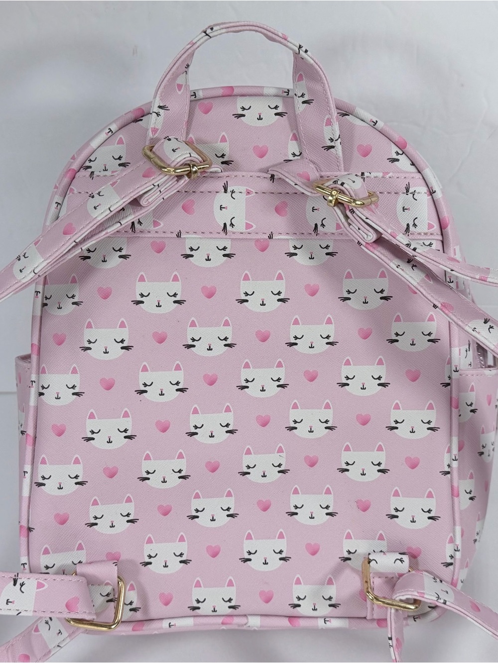 Under One Sky Kitty & Hearts Mini Backpack - Picture 8 of 13